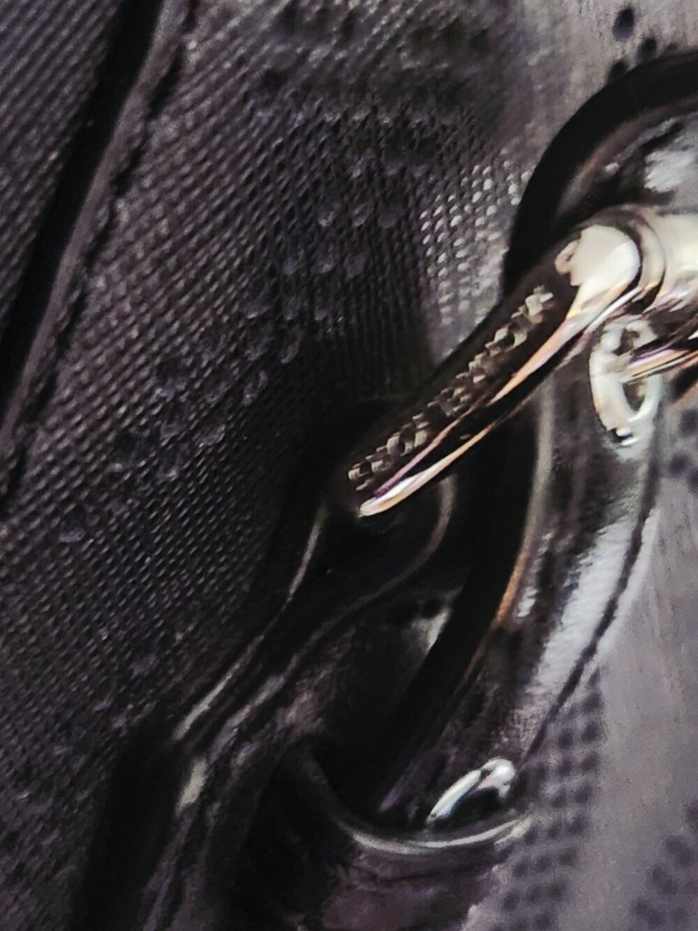 Like New Michael Kors Black Voyager Perforated Large Tote Bag - Picture 11 of 14
